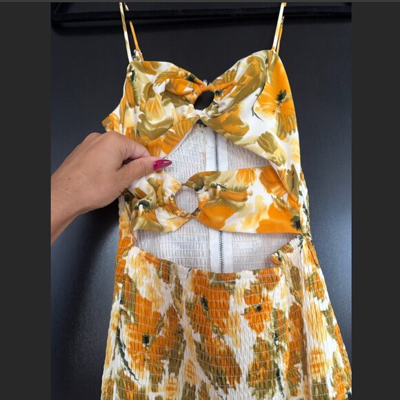 Fortunate One Espresso Drip Midi Dress - Picture 5 of 8